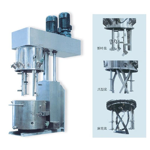 Industrial Manufacturing Folding Paddle Type Mixing Silicone Double Planetary Mixer