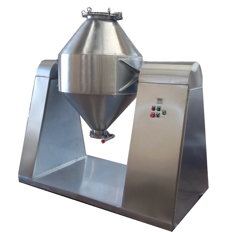 New Type Automatic Double Cone High Efficiency Industrial Mixer Powder Chemical Mixing with Beautiful Appearance Wide Application