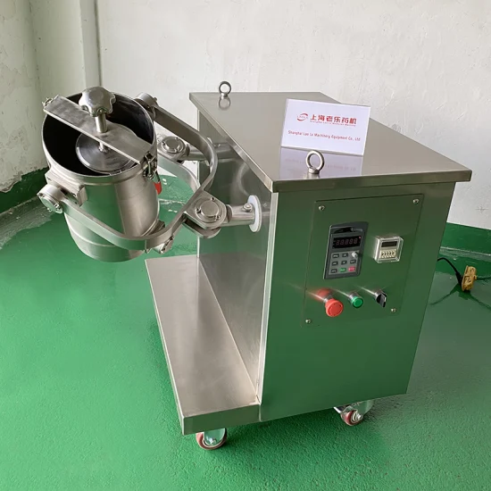 Syh-20 3D Pharmaceutical Mixer for Medicine Powder Multi-Directional Swing Rotating Drum 3D Mixer Herbal Food Additive 3D Mixer