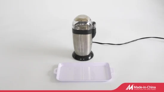 Electric Stainless Coffee and Nuts Grinder with SUS Blade and Transparent Lid