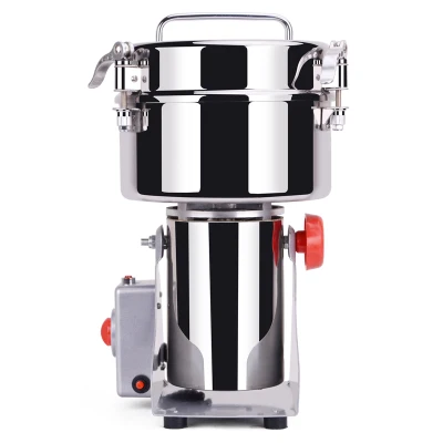 Ootd Processing Stainless Steel Spice Grinder Dry Herb Grain Grinder Flour Mill Food Grinder