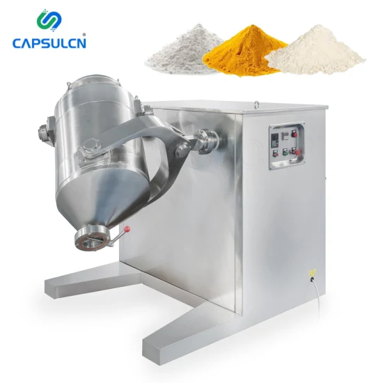 Sh Series Mixing Machine Three Dimensional Powder Granules Mixer 3D Rotating Drum Powder Blender Mixer