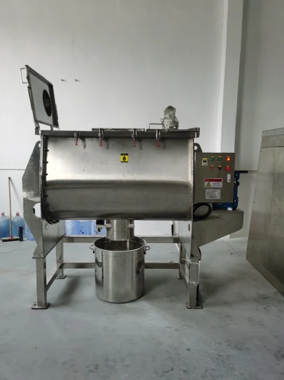 Factory Direct Sales Stainless Steel Horizontal Dry Powder/Liquids Mixing Equipment/Machine Ribbon Mixer for Dry Materials