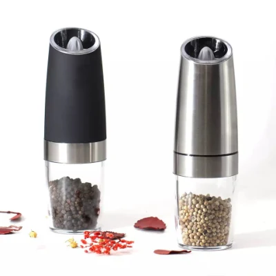 Stainless Steel Spice Mill Battery-Operated Ceramic Burr Electric Spice Grinder