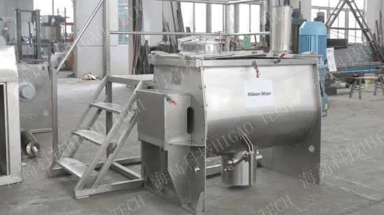 Industrial Horizontal Ribbon Mixer for Various Food Pharmaceutical Chemical Powder Mixing