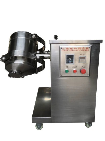 Stainless Steel 3D Chemical Blender Powder Mixer Mixing Machine