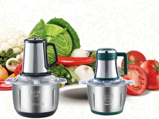 Restaurant Food Chopper Processor Stainless Steel Fufu Yam Pounding Machine Vegetable 6L 10L 12L Electric Meat Grinder Price for Food (300/400/800/1000/1200W)