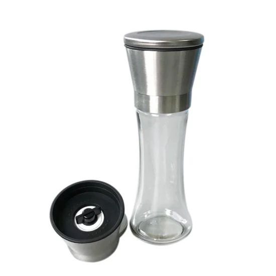 Hot Selling Manual Stainless Steel Herb Spice Grinder Mill with Handle